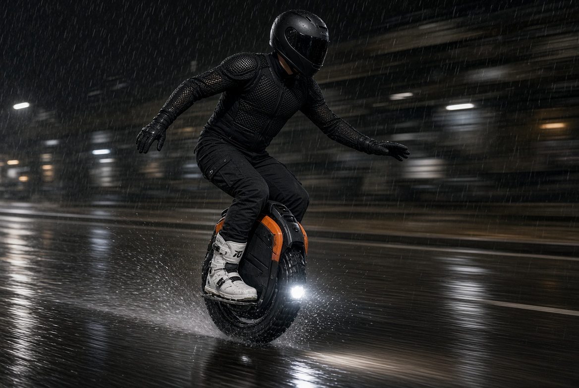 Rain, cornering